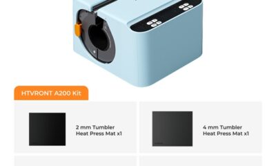 Perfect Tumbler Prints with a Heat Press Using Sublimation Paper and Heat Transfer Vinyl