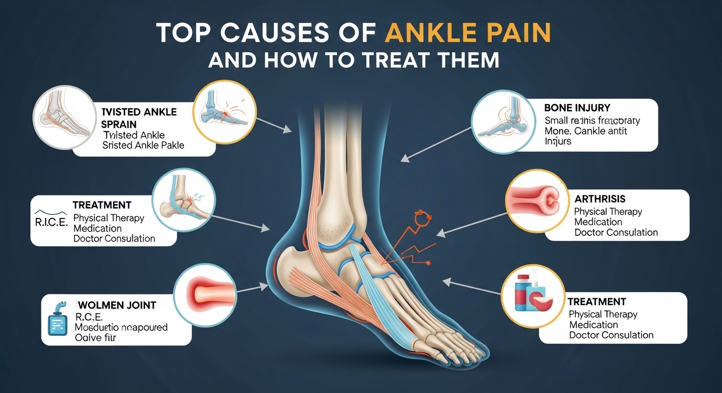 Top Causes of Ankle Pain and How to Treat Them