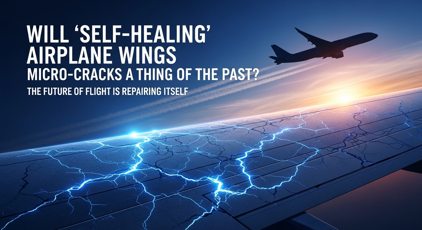 Will "Self-Healing" Airplane Wings Make Micro-Cracks a Thing of the Past?
