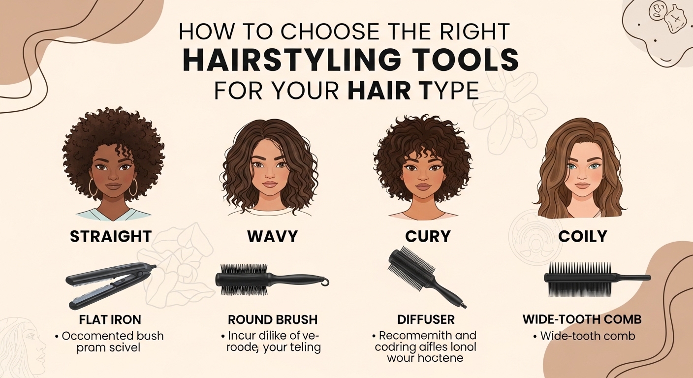 How to Choose the Right Hairstyling Tools for Your Hair Type