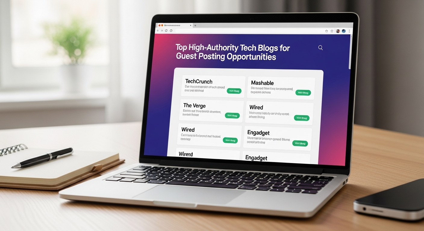 Top High-Authority Tech Blogs for Guest Posting Opportunities