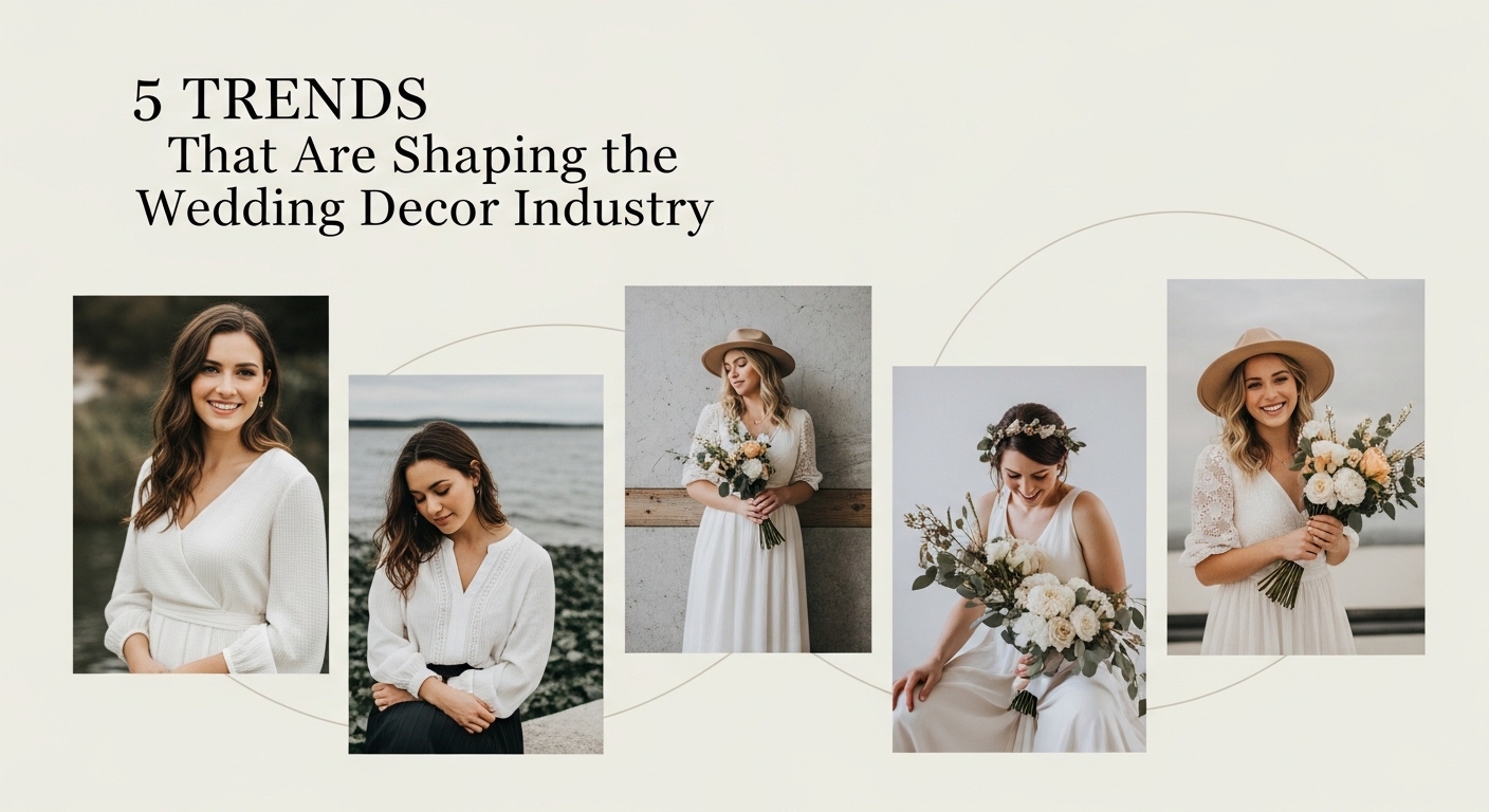 5 Trends That Are Shaping the Wedding Decor Industry