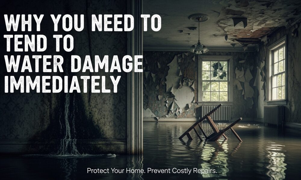 Why You Need to Tend to Severe Water Damage Immediately