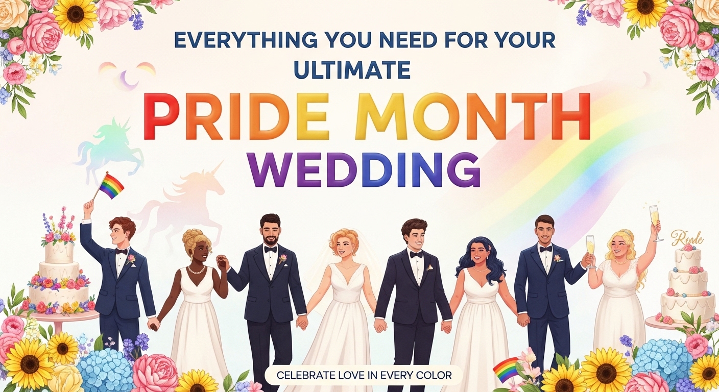 Everything You Need For Your Ultimate Pride Month Wedding