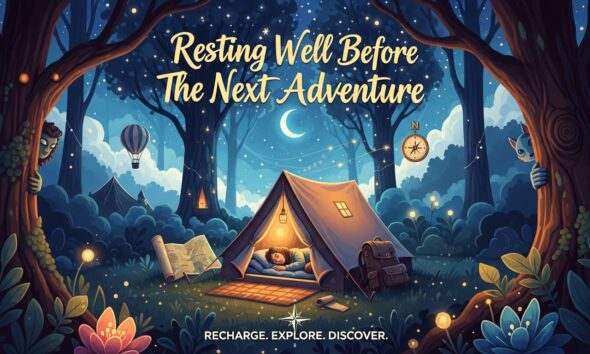 Resting well before the next adventure