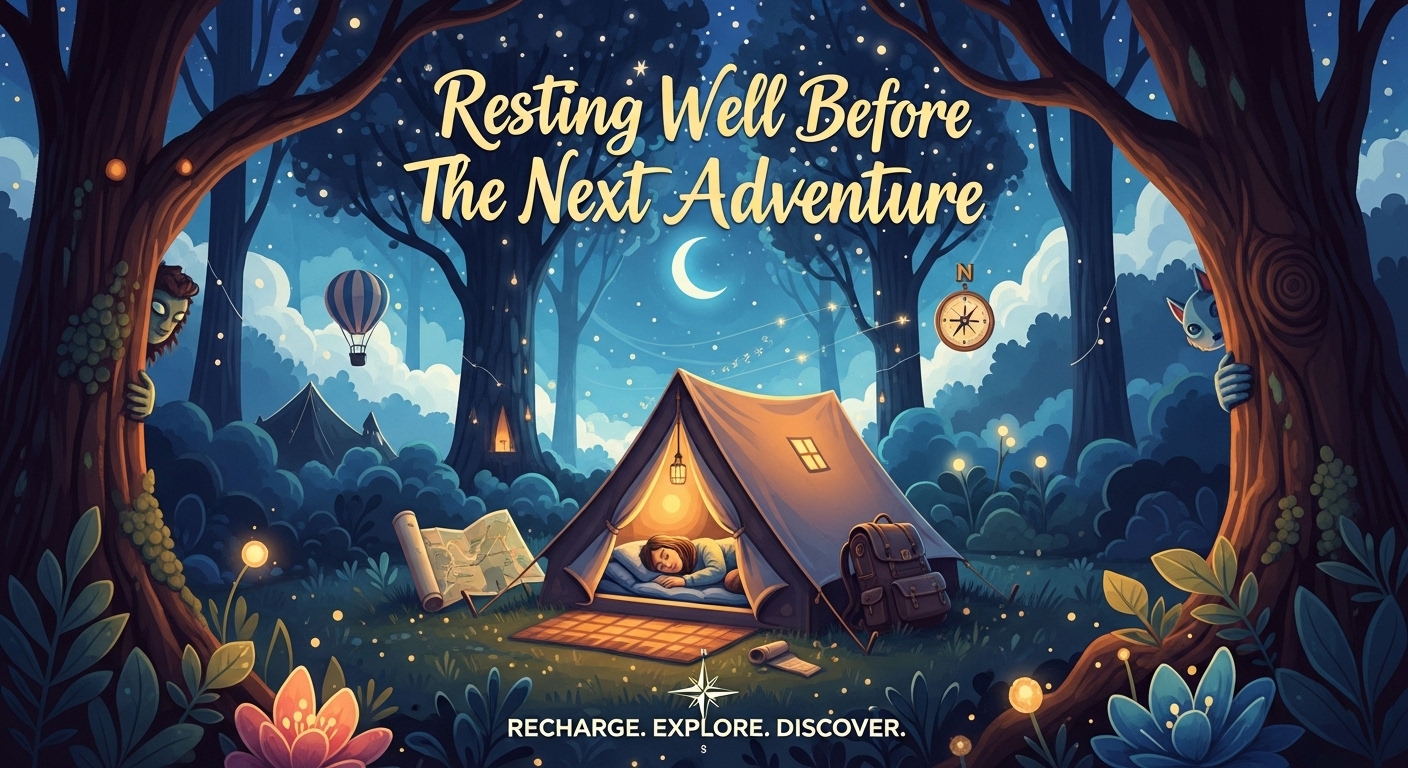 Resting well before the next adventure