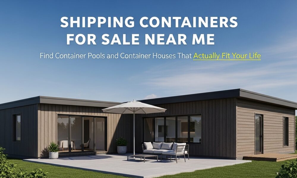 Shipping Containers for Sale Near Me: Find Container Pools and Container Houses That Actually Fit Your Life