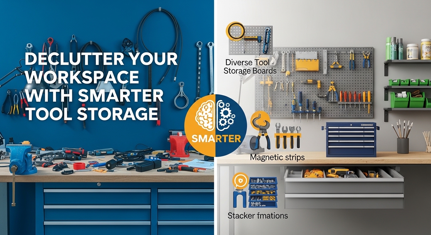 Declutter Your Workspace with Smarter Tool Storage